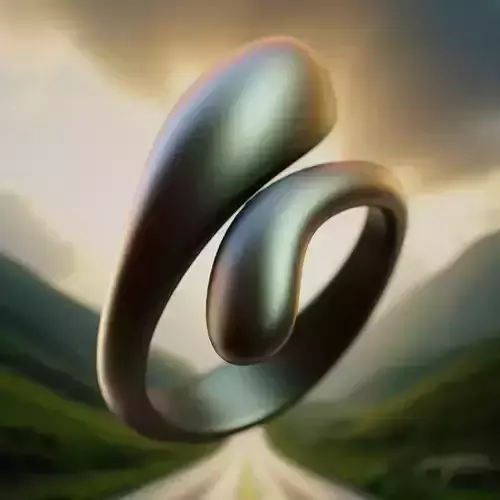 Organic Spiral Ring - Minimal Clean Jewelry 3D Print Model 33