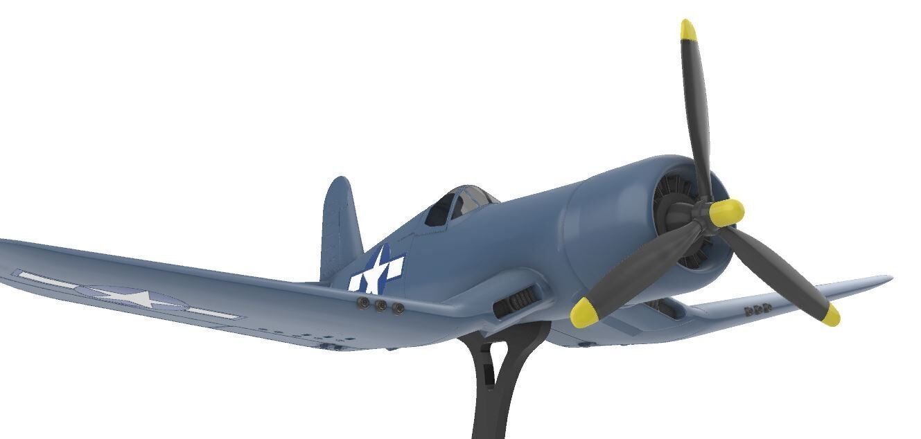 F4U CORSAIR 3D print model_10