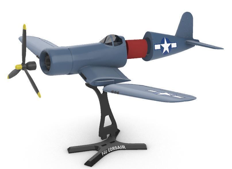 F4U CORSAIR 3D print model_8