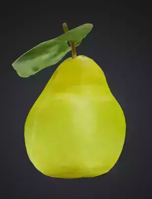 Pear Low-Poly 3D model