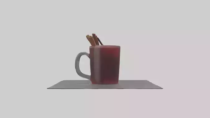 Hot wine punch model