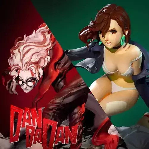 Oakrun  Momo from Dandadan 3D printable 3D print model