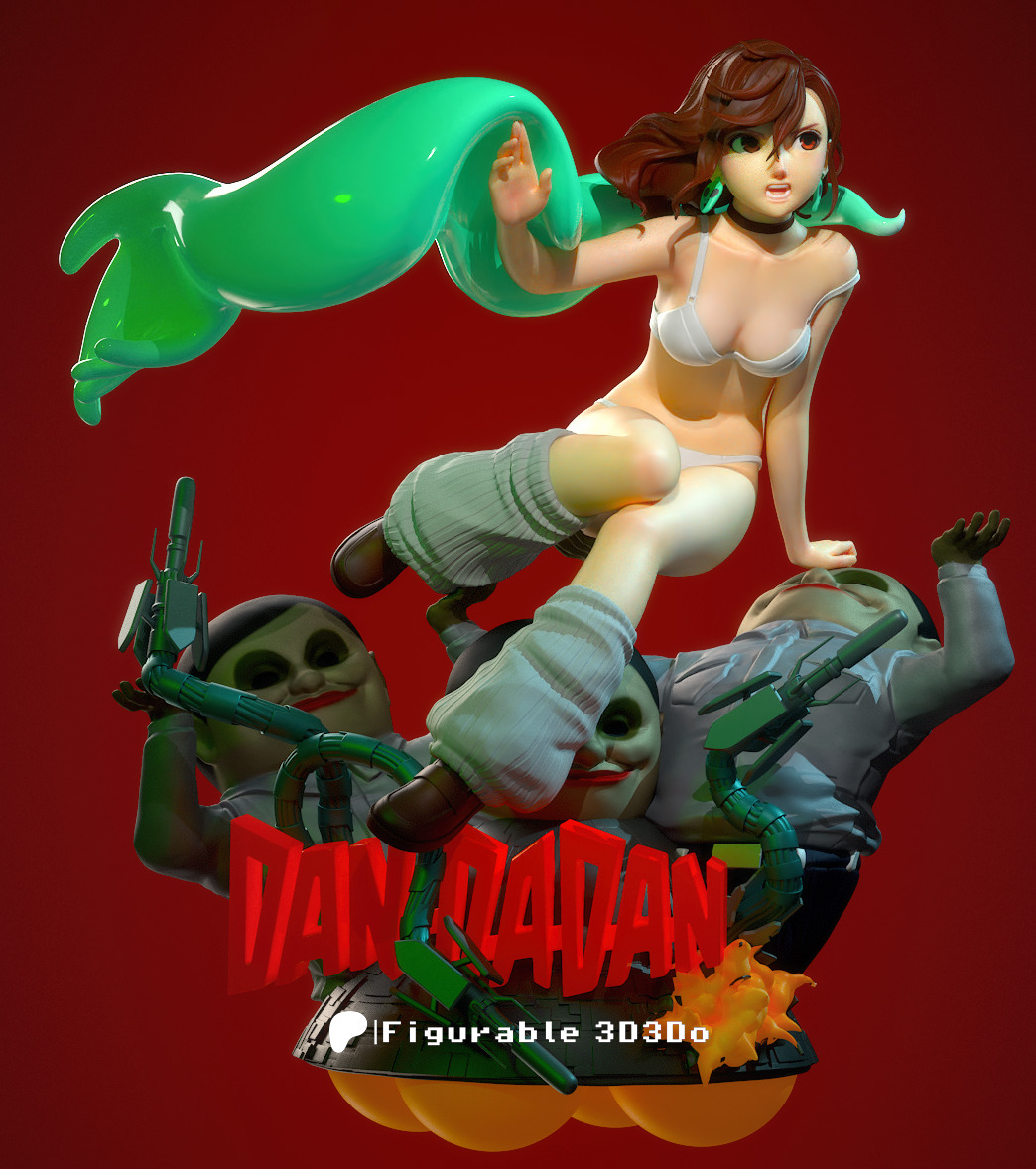 Oakrun Momo from Dandadan 3D printable 3D print model_3