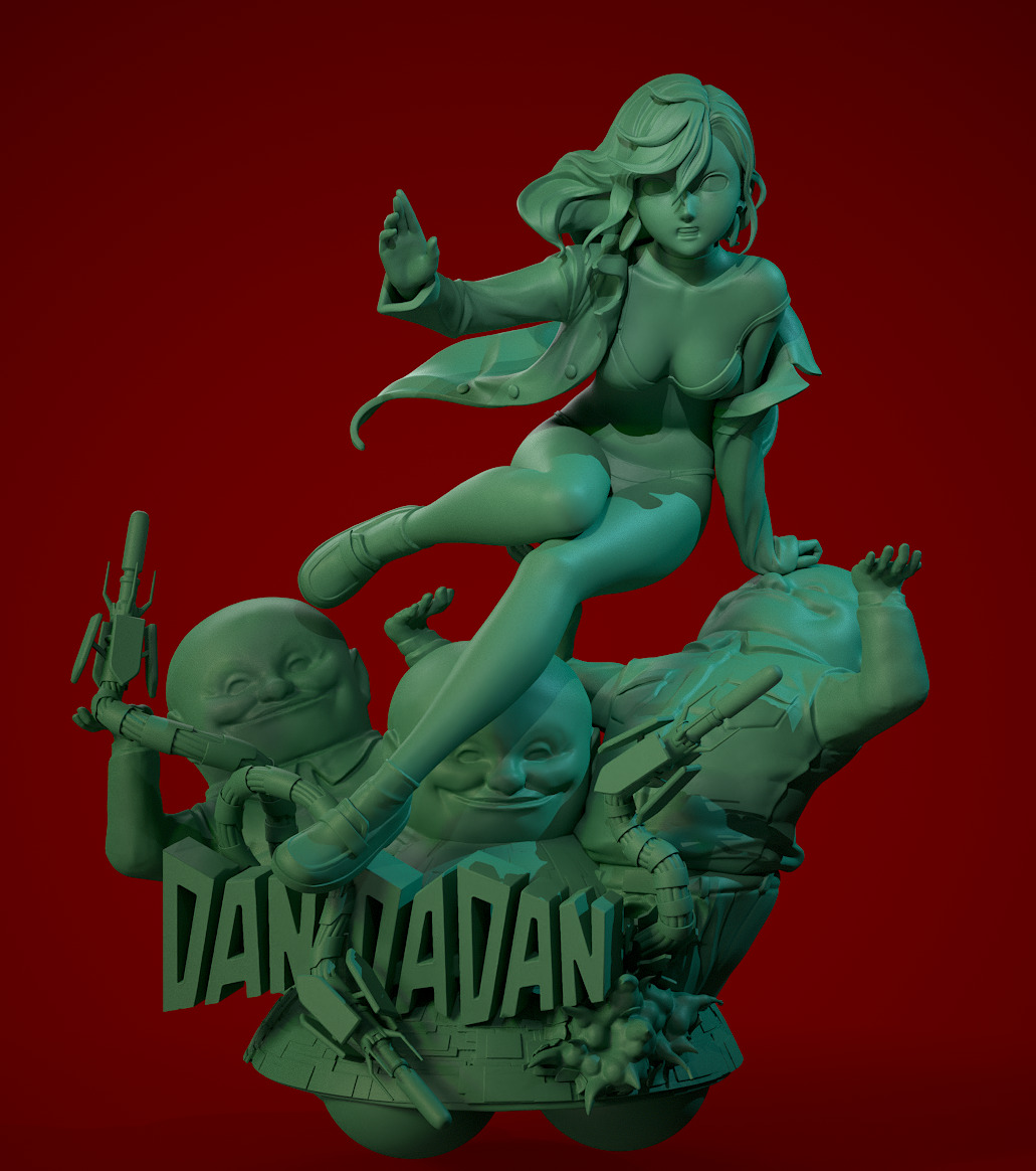 Oakrun Momo from Dandadan 3D printable 3D print model_9