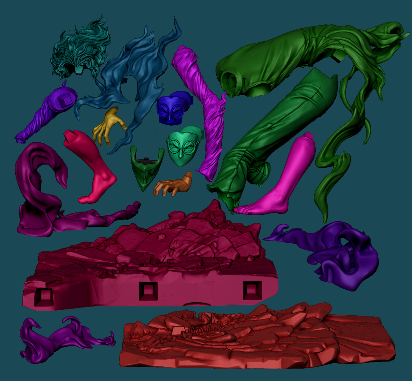 Oakrun Momo from Dandadan 3D printable 3D print model_11