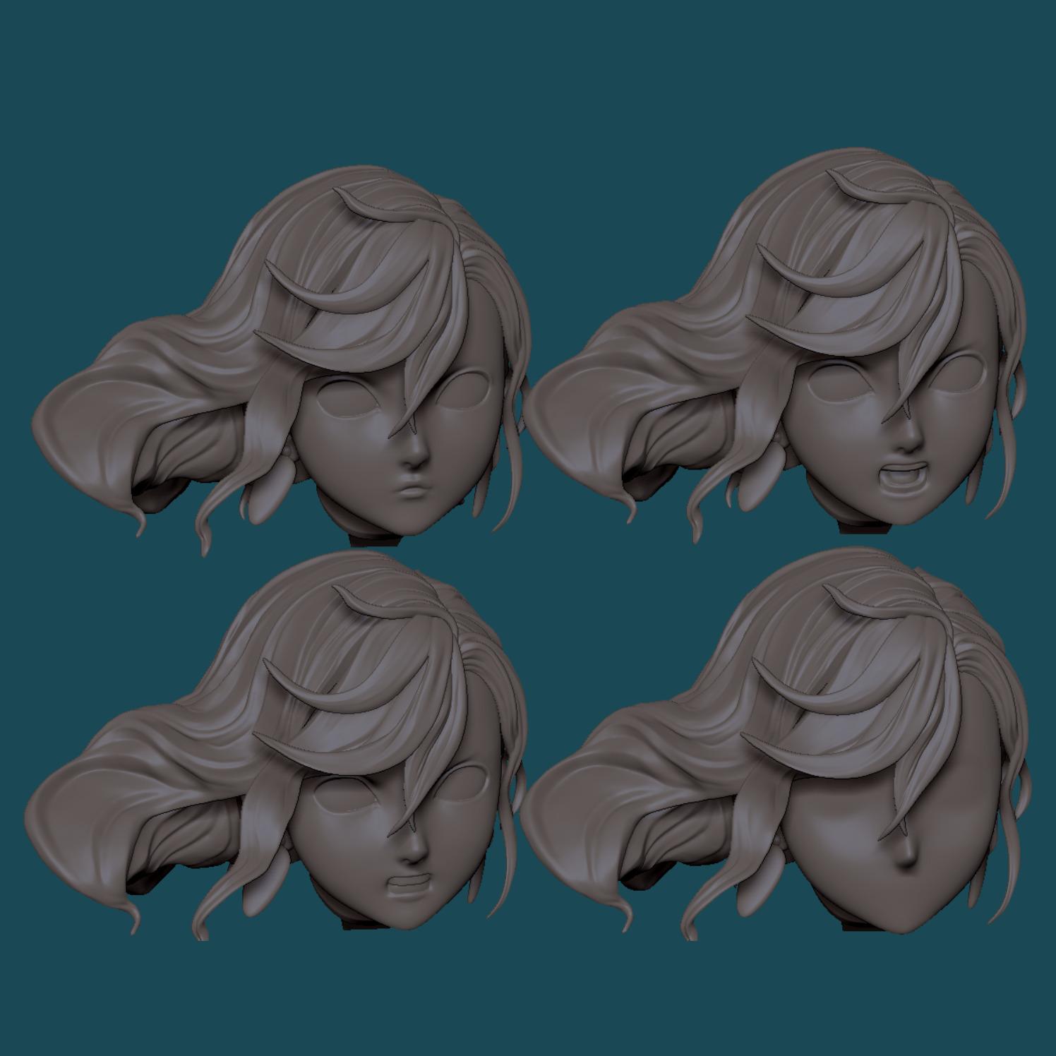 Oakrun Momo from Dandadan 3D printable 3D print model_12