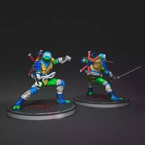 Teenage Mutant Ninja Turtles X Naruto - Leonardo-