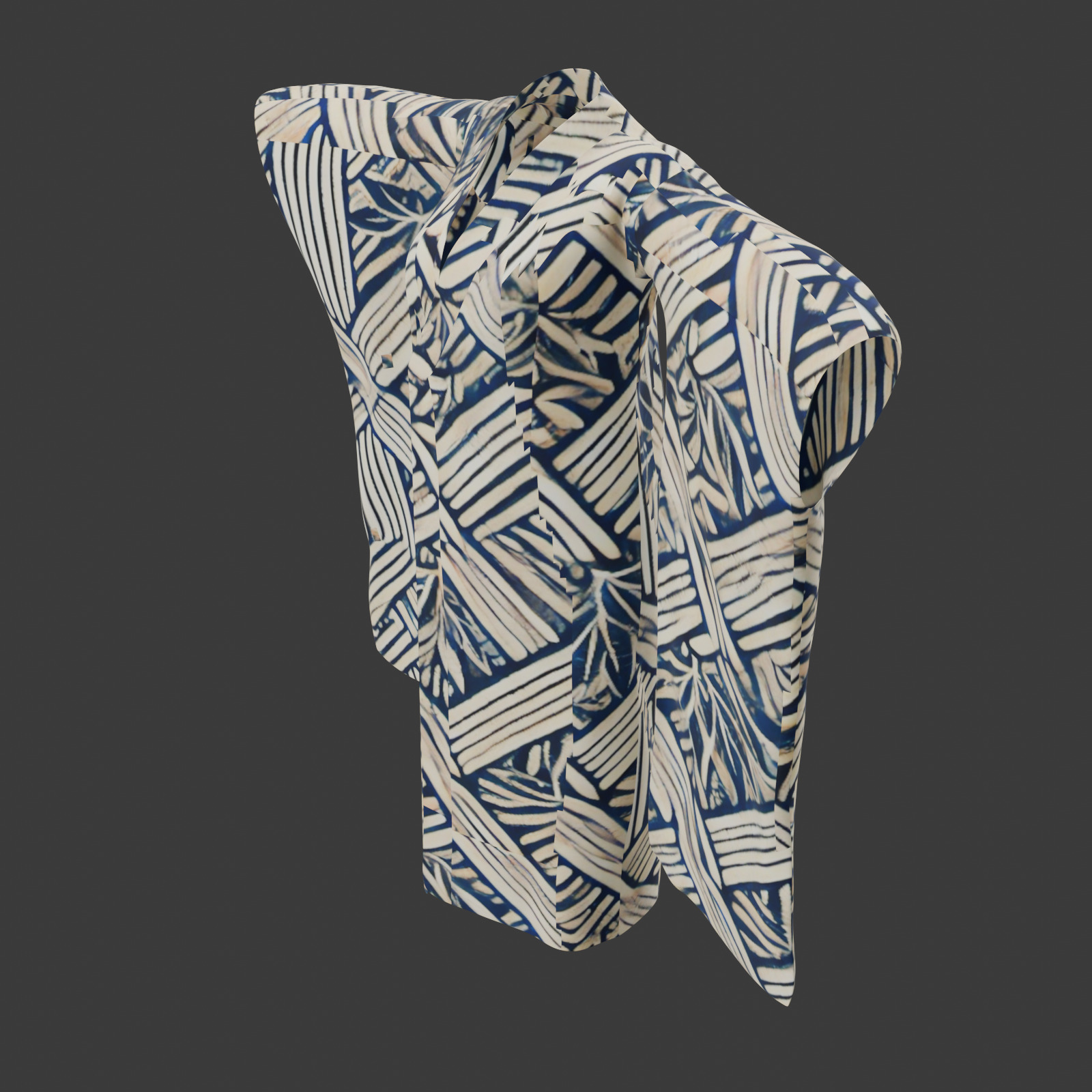 Free Japanese Kimono 3D Model with 10 Traditional Patterns Vol 2 Free 3D model_2