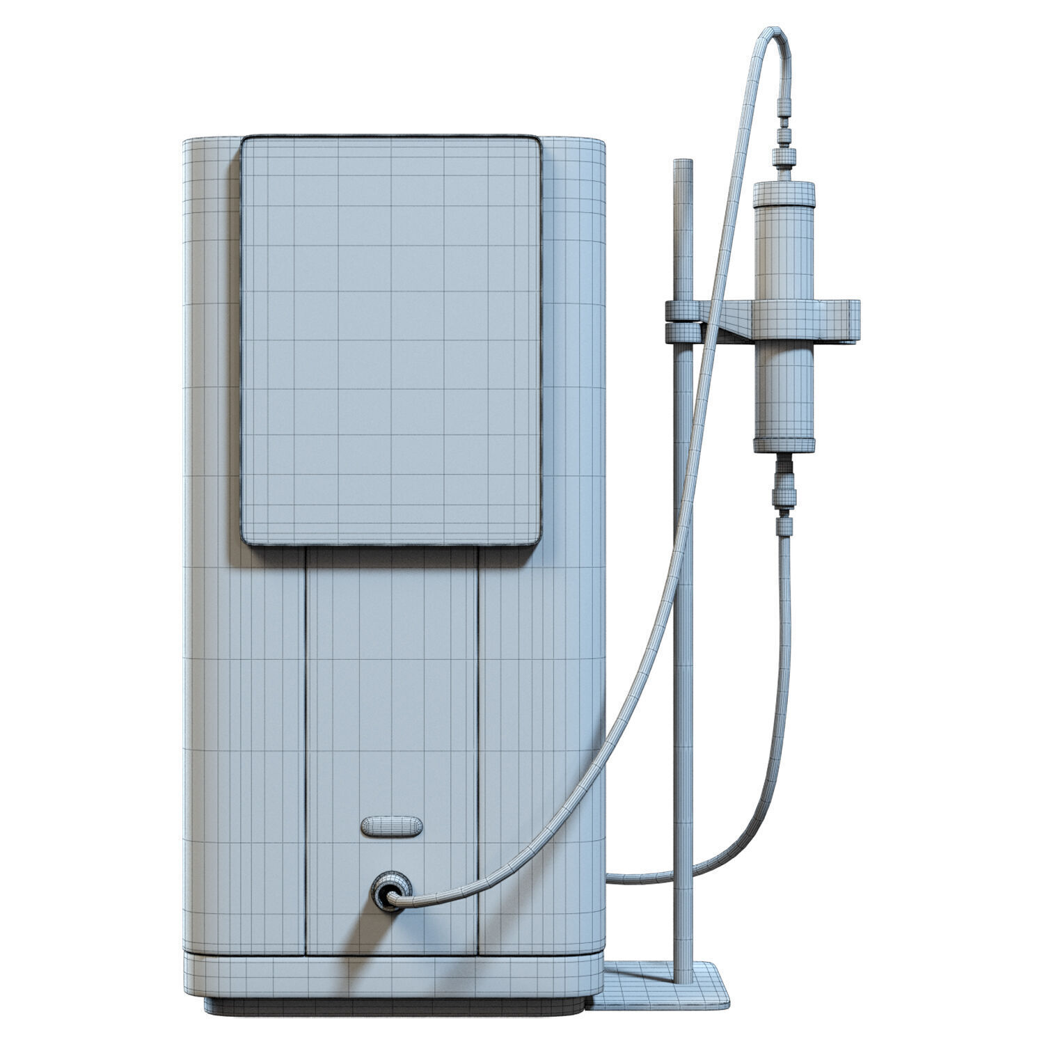 Chromatograph Pure C-900 Low-poly 3D model_6