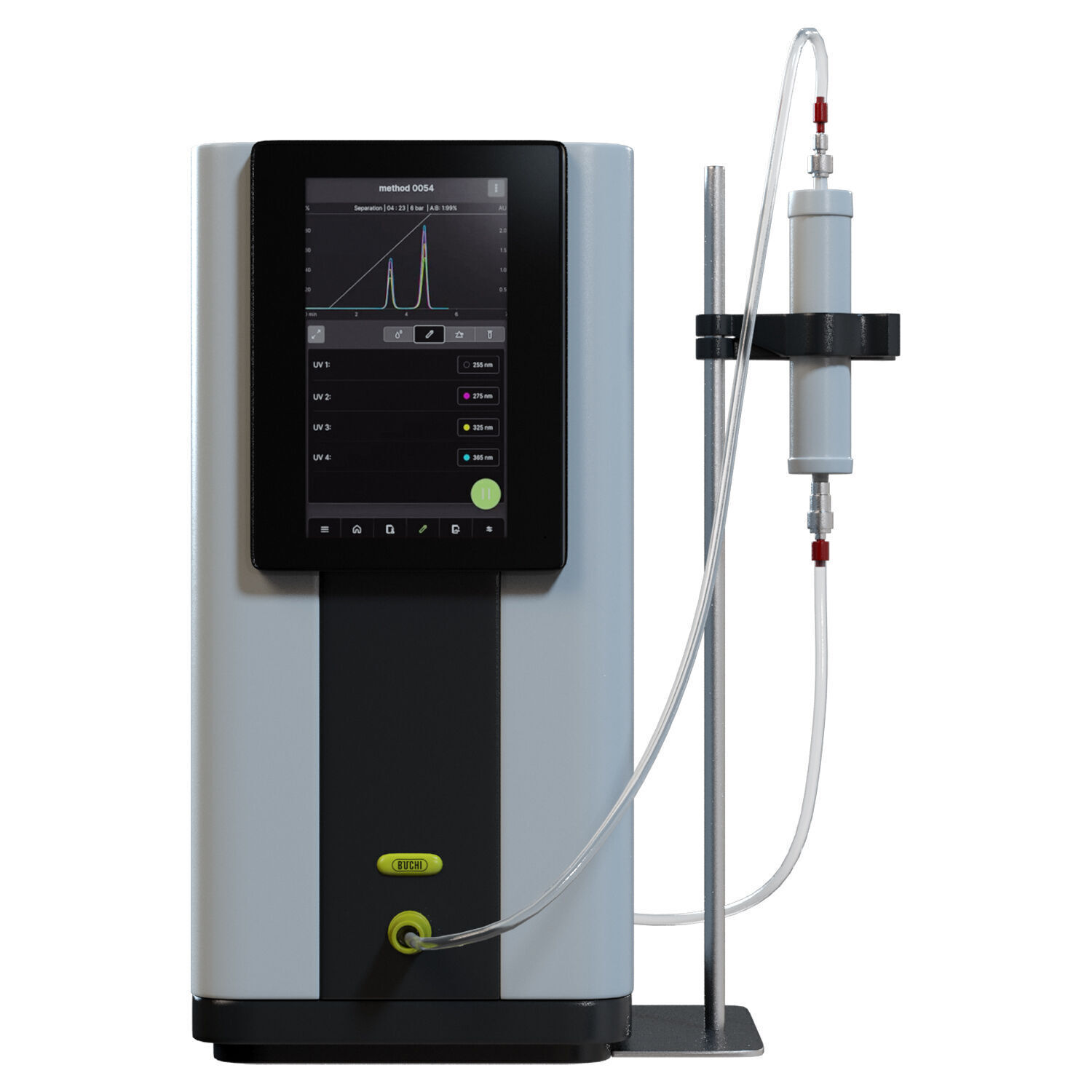 Chromatograph Pure C-900 Low-poly 3D model_2