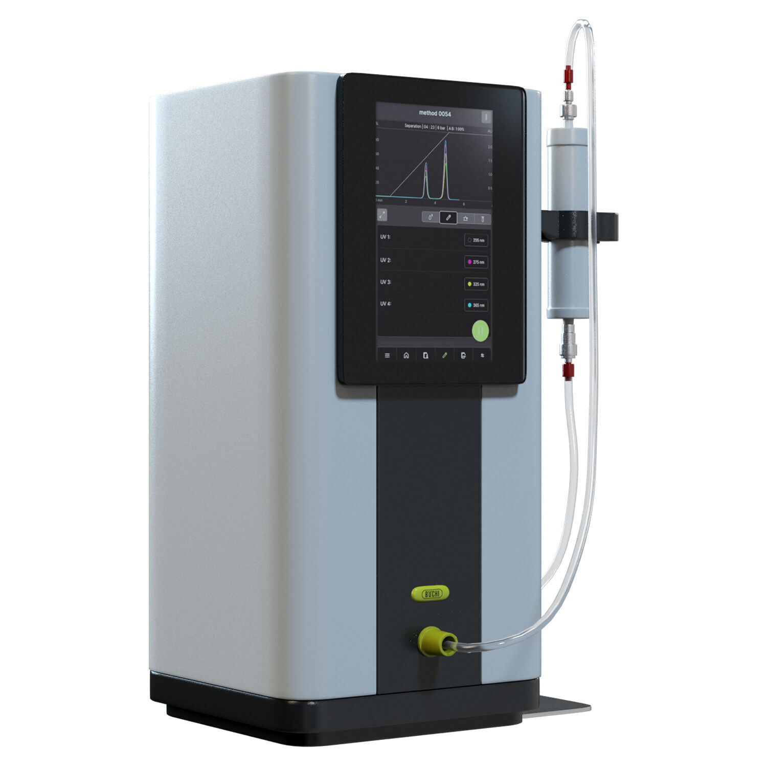 Chromatograph Pure C-900 Low-poly 3D model_1
