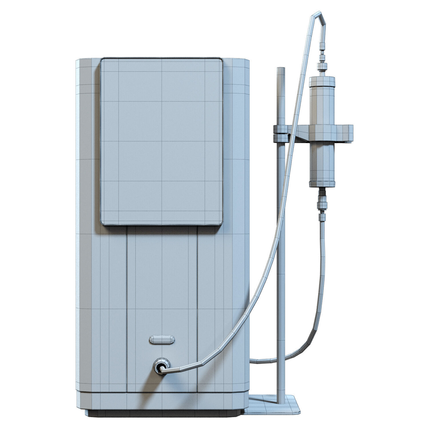 Chromatograph Pure C-900 Low-poly 3D model_5