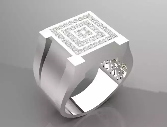 man diamond ring mr0132