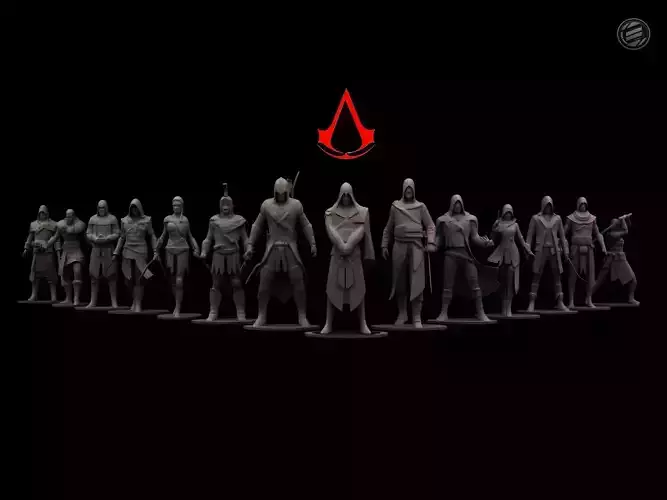 Miniatures - Assassins Creed 3D print model