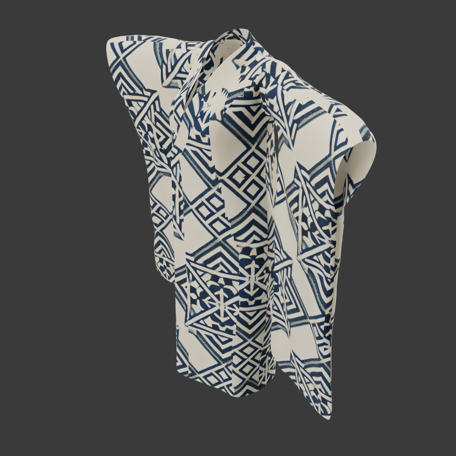Free Japanese Kimono 3D Model with 10 Traditional Patterns Vol 3 Free 3D model_2
