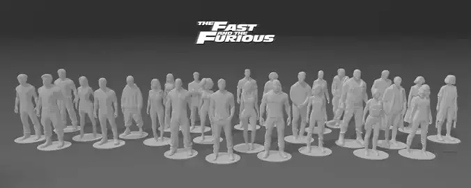 Miniatures - Fast and Furious 3D print model