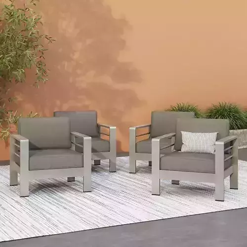 Caggiano Contemporary Aluminum Chair