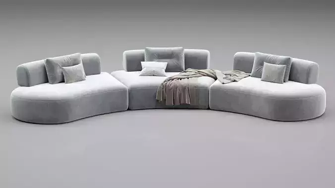 Modular Sofa Set 3D model