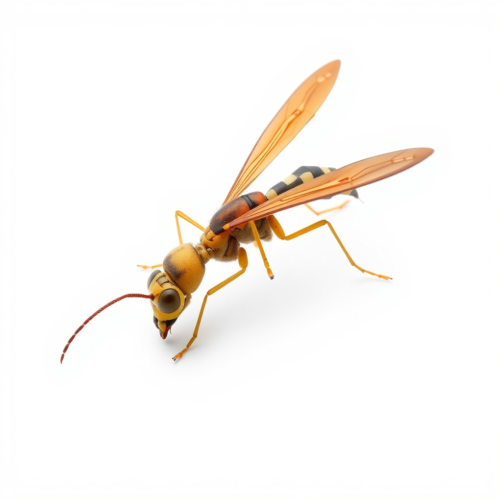Ichneumon Wasp Anatomical Precision 3D Model Pack Low-poly 3D model_4