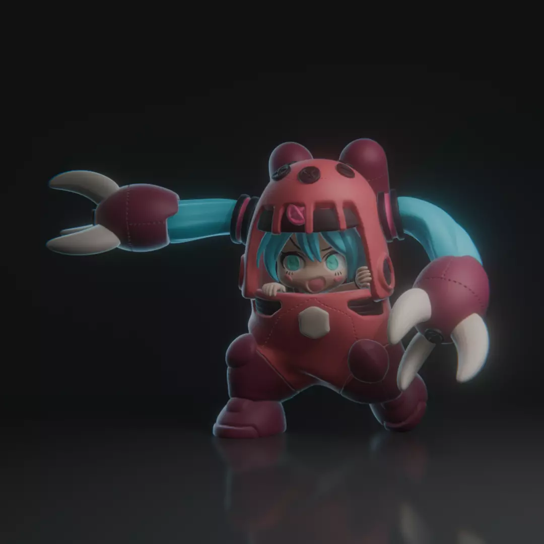 Hatsune Miku Zgok 3D print model_0