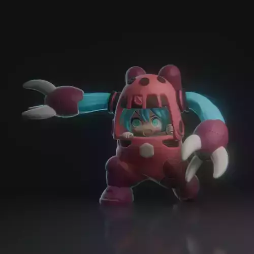 Hatsune Miku Zgok 3D print model
