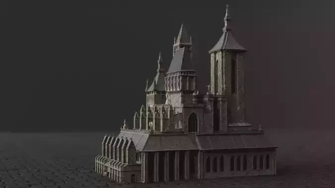 Dark Fantasy House - LGH 3D model