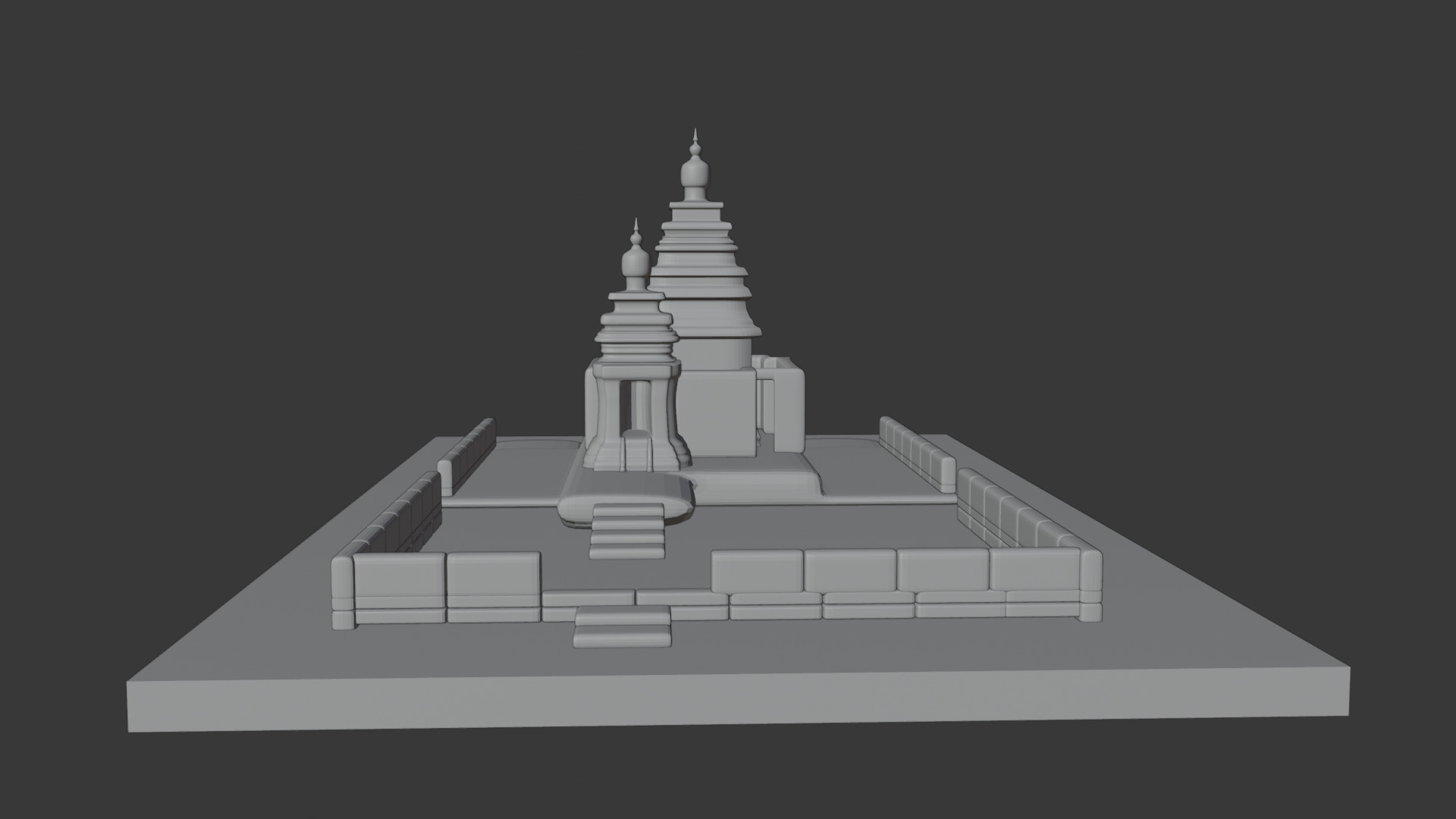 Shore Temple 3D model_2