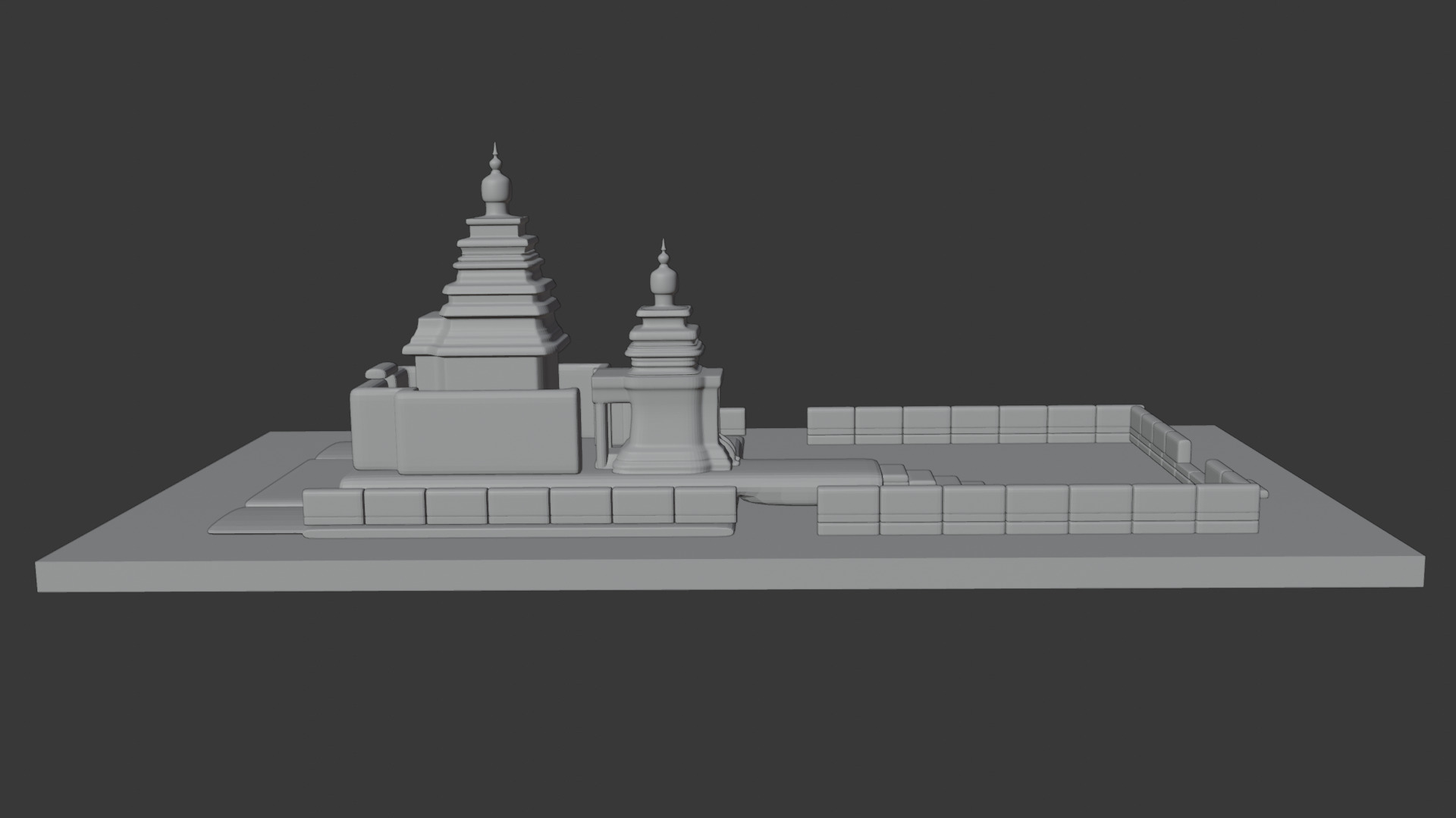 Shore Temple 3D model_3