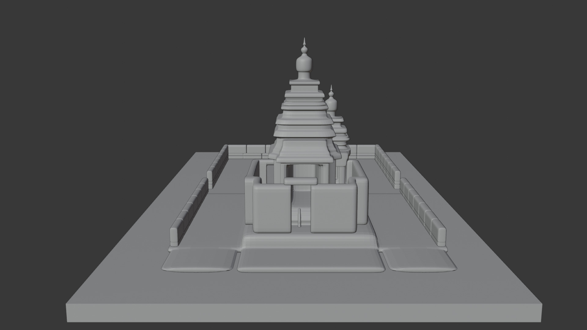 Shore Temple 3D model_4