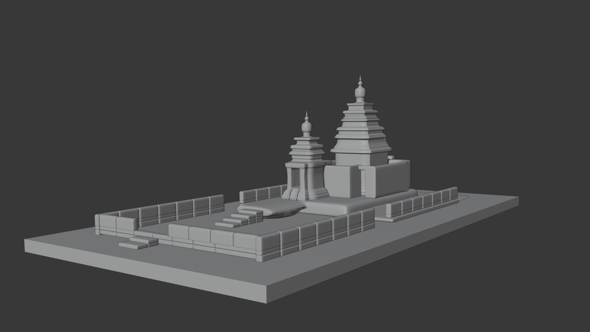 Shore Temple 3D model_1