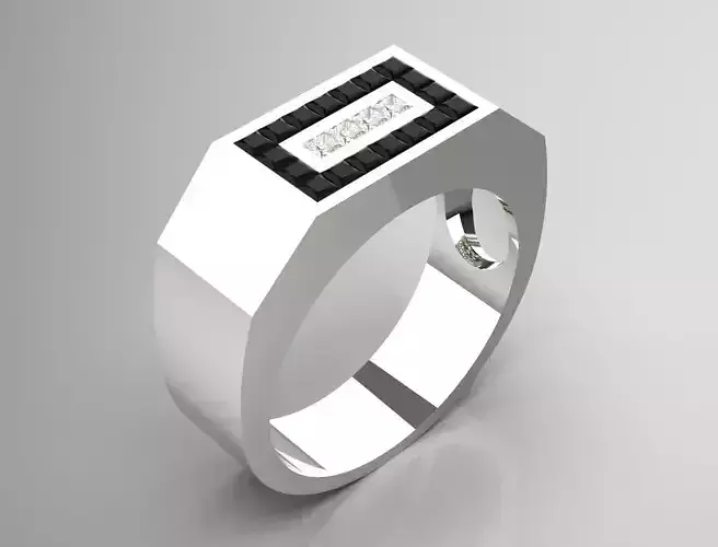 man diamond ring mr0134