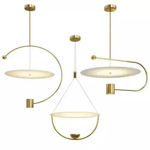 Float Geometric Led Chandelier