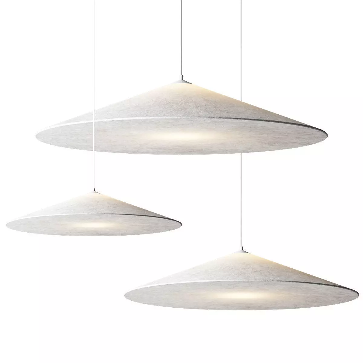 Nordic Fabric Lamp 3D model_0