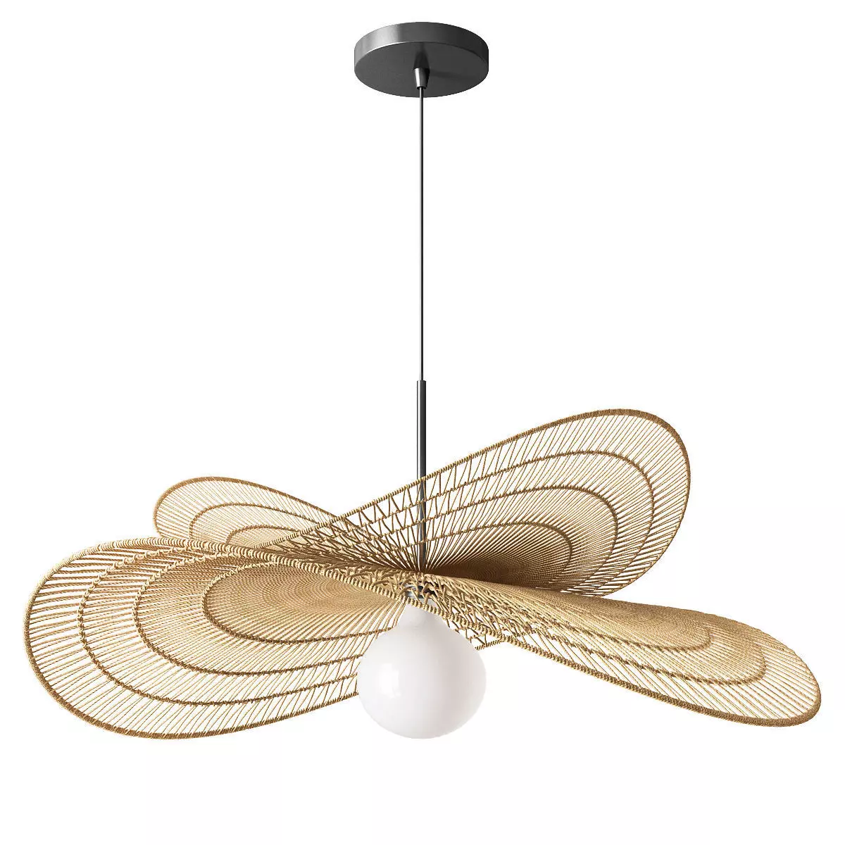 Valar Double Tier Pendant Light 3D model_0