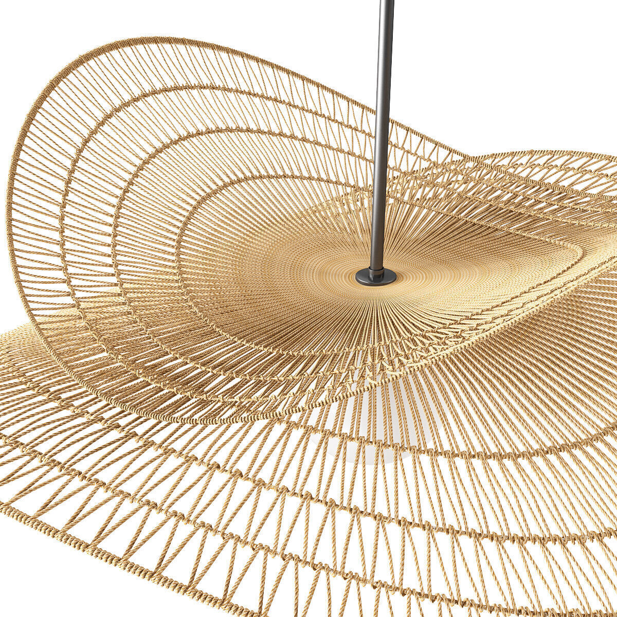 Valar Double Tier Pendant Light 3D model_3