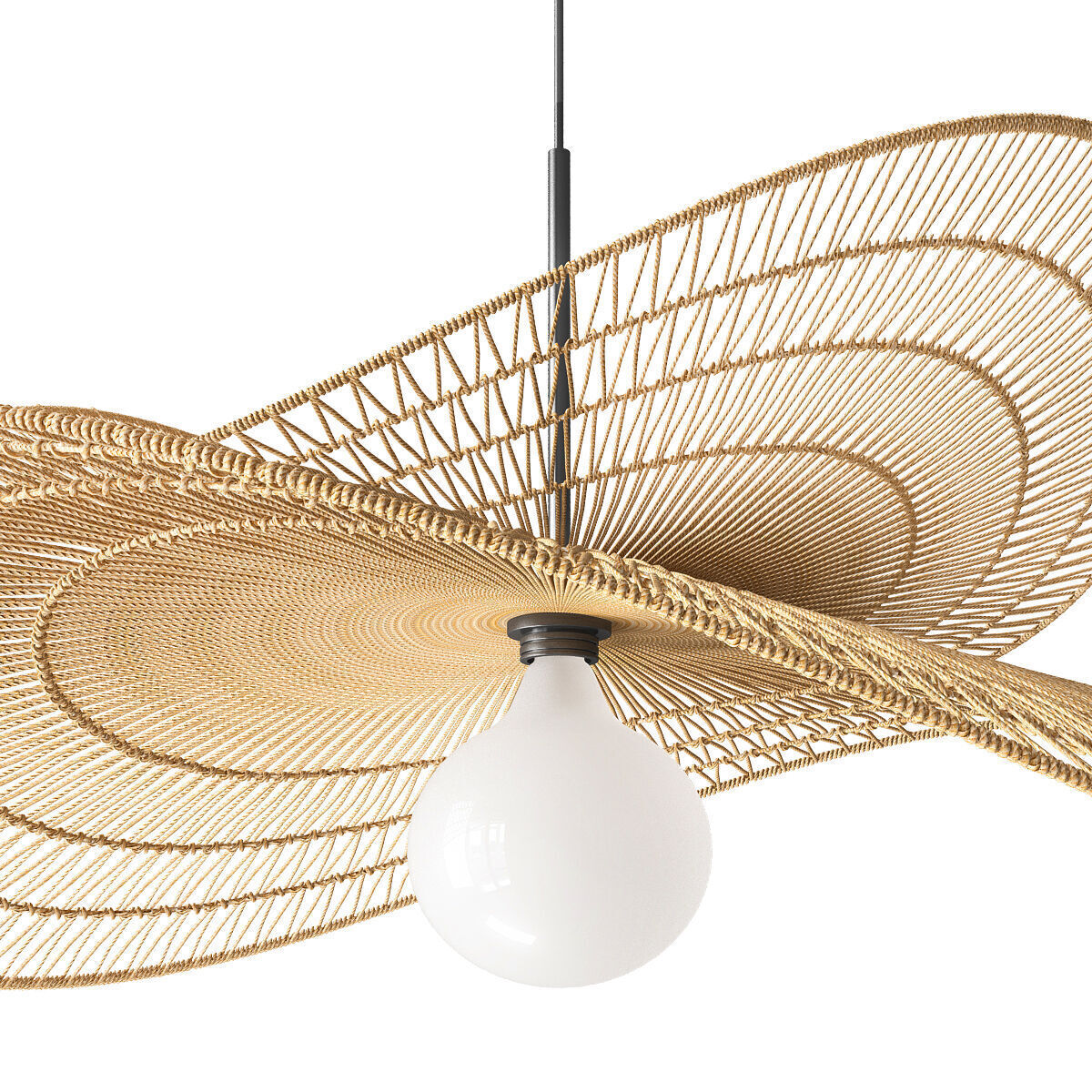 Valar Double Tier Pendant Light 3D model_4