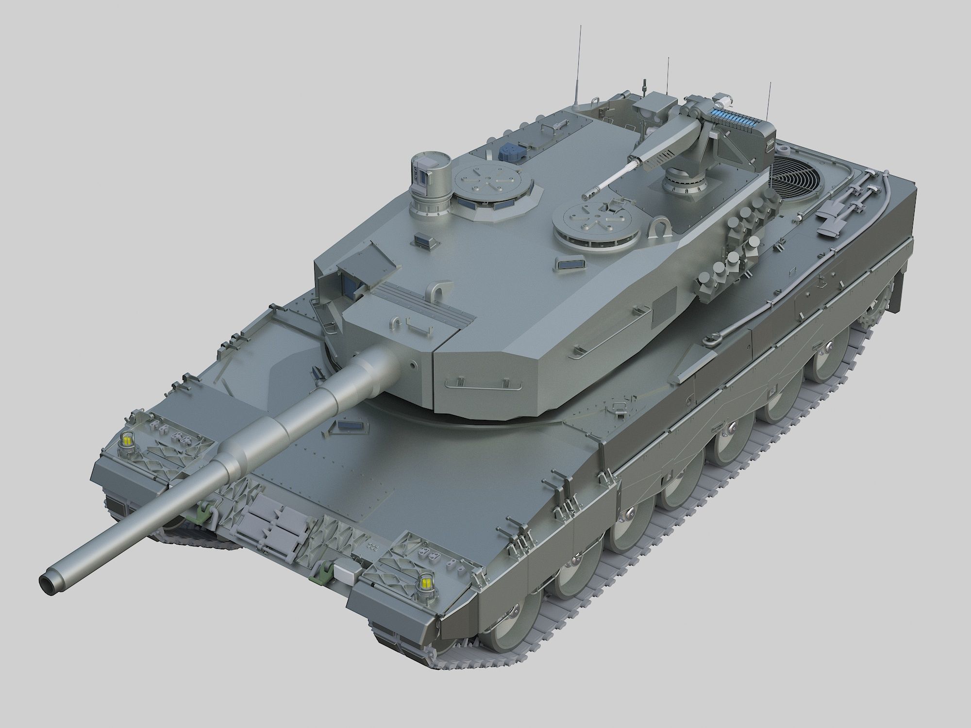 Leopard 2 A4 tank 3D model