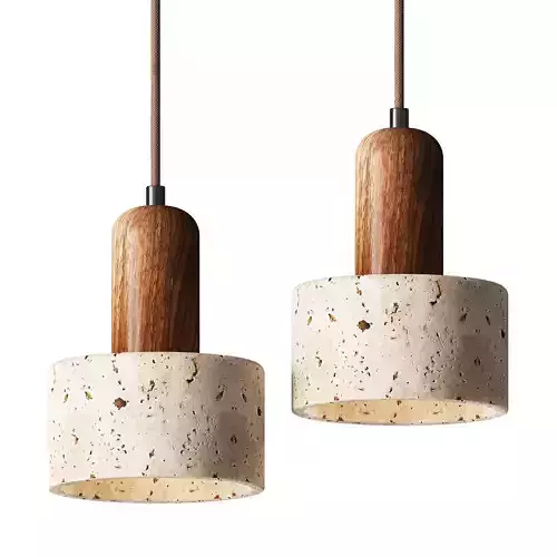 Hole Stone Wabi Sabi Pendant