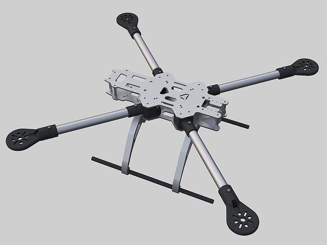 Drone Framework 3D model
