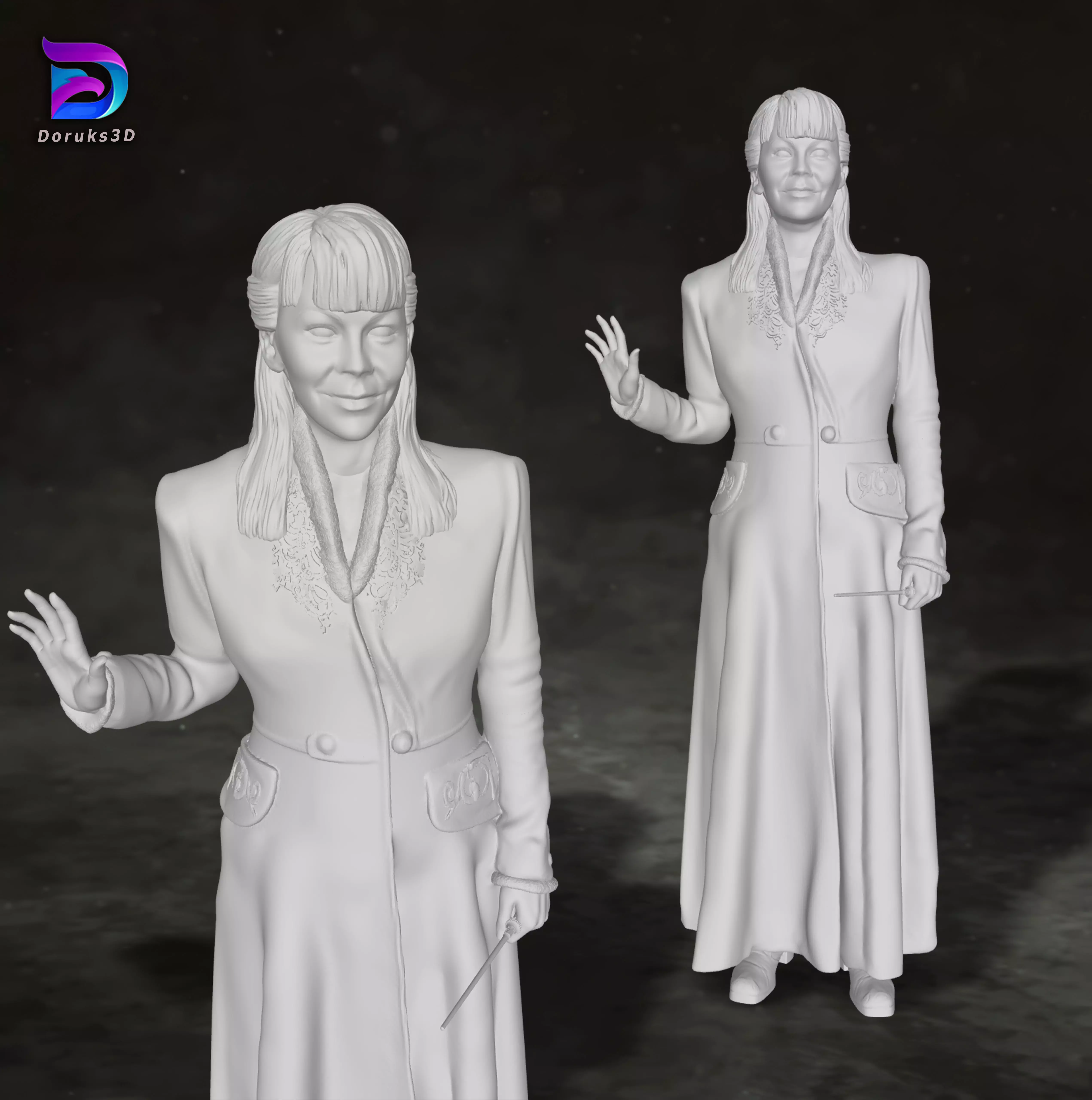 Narcissa Malfoy Harry Potter Action Figures Custom 3D 3D print model