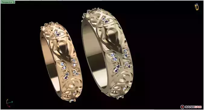 Goldsmith Rad Elegant Jewelry  3D Ring Model