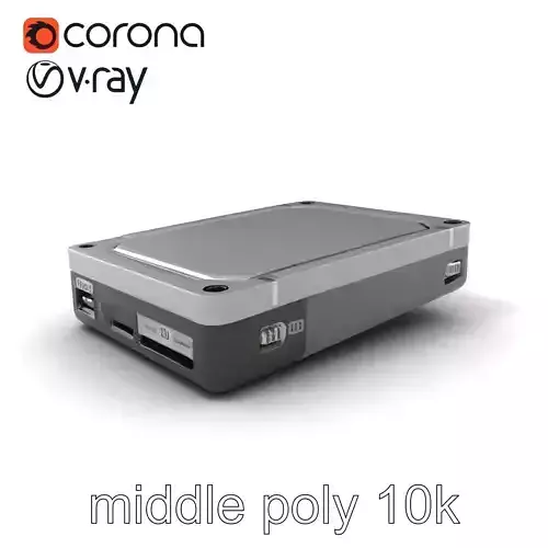 Secure Disk Drive Container High-Tech Model Pack