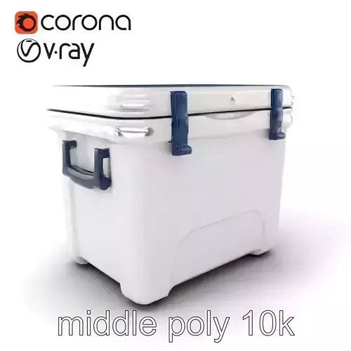 Insulated Cooler Box Temperature-Controlled Design model pack