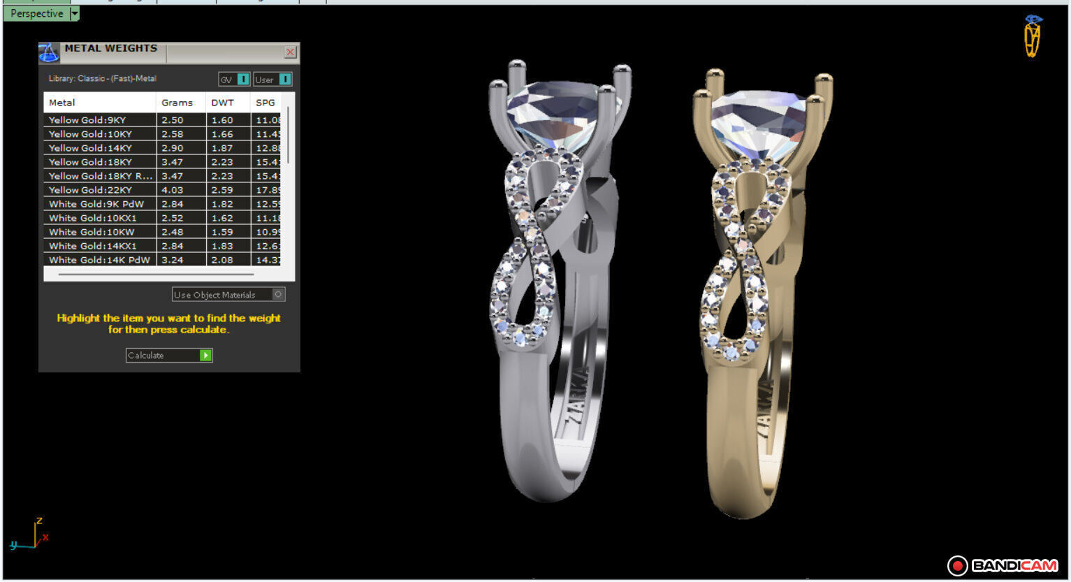 Goldsmith Rad Elegant Jewelry Ring 3D Model  3D model_3