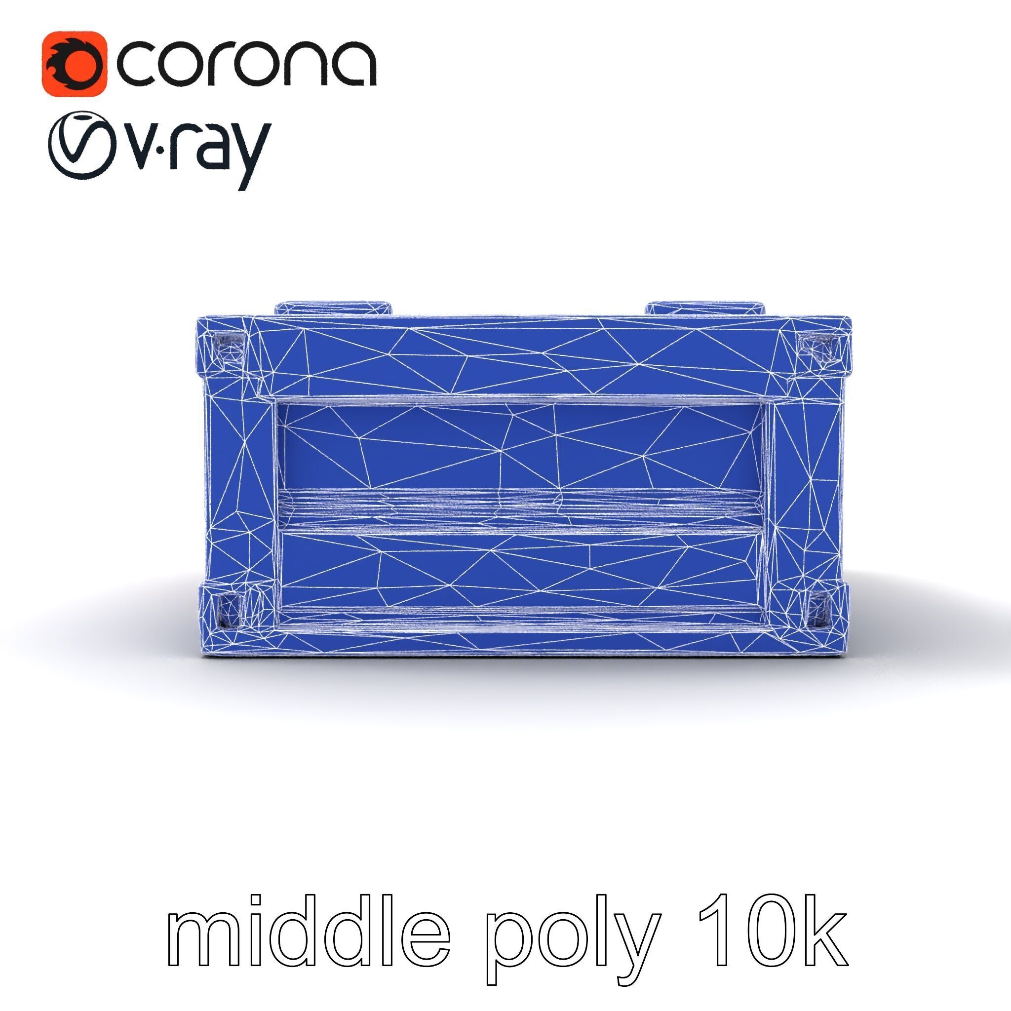 Modular Electronics Packaging Crate model pack Low-poly 3D model_25