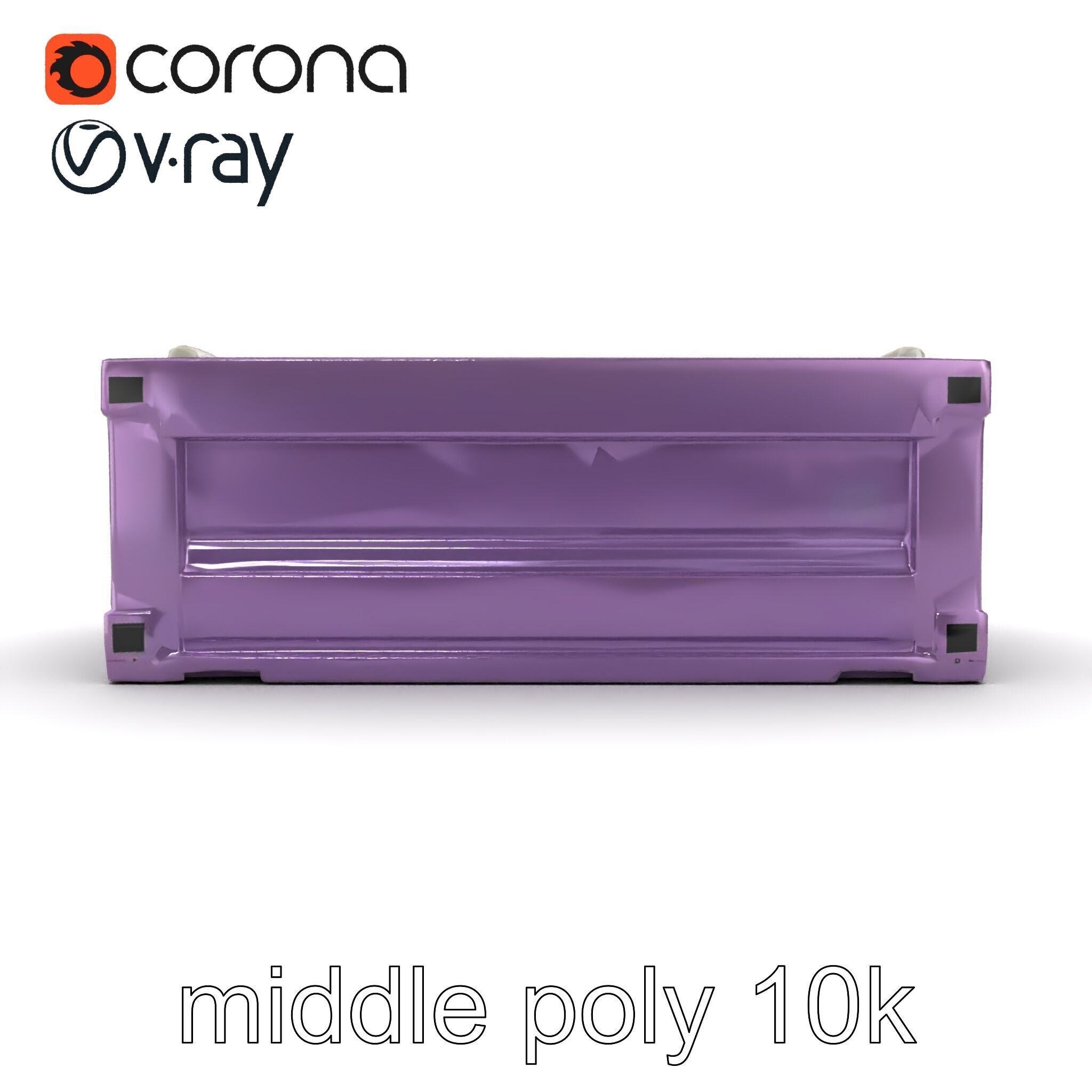 Modular Electronics Packaging Crate model pack Low-poly 3D model_23