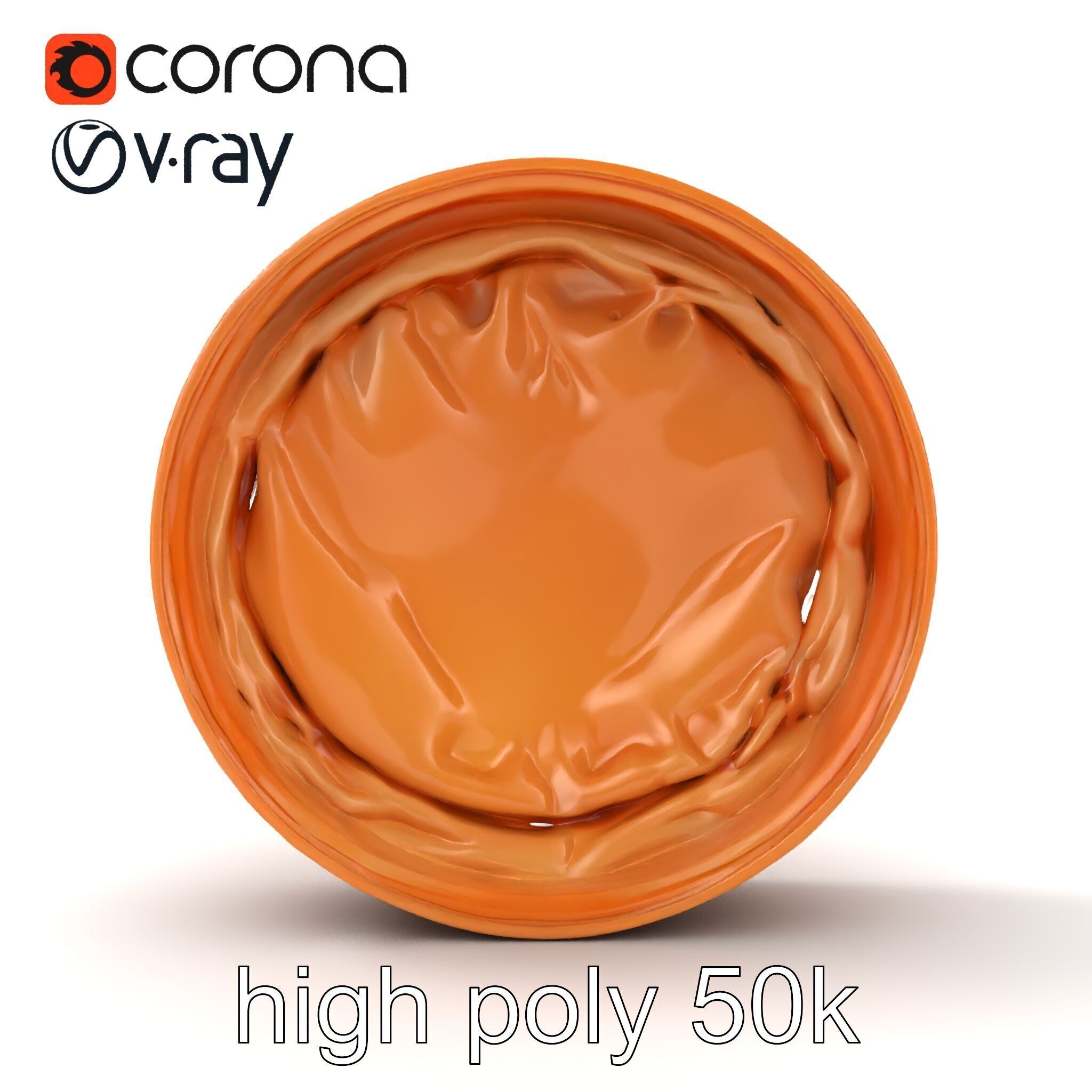 Luxury Hat Box Satin-Lined Elegance Model Pack Low-poly 3D model_21