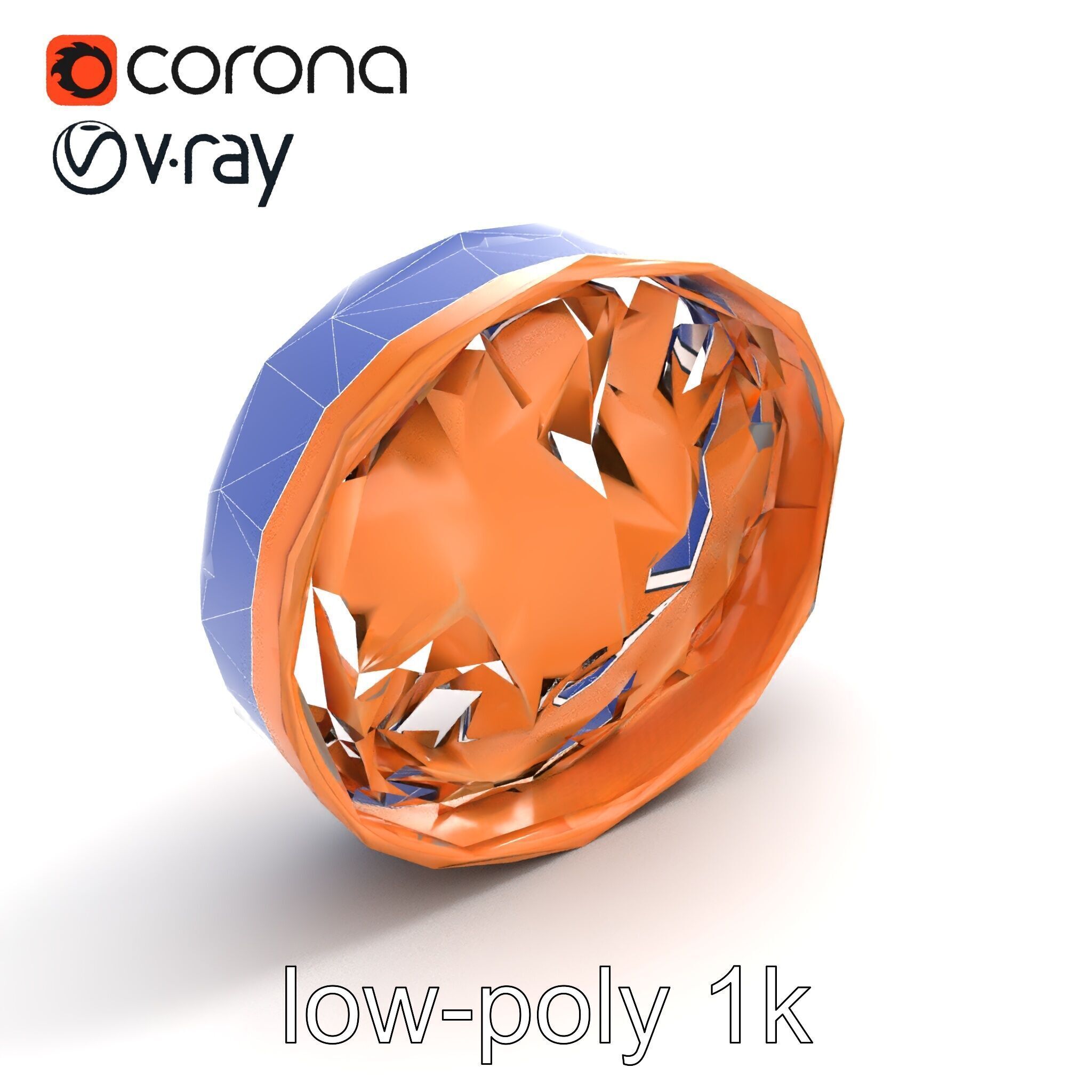 Luxury Hat Box Satin-Lined Elegance Model Pack Low-poly 3D model_23