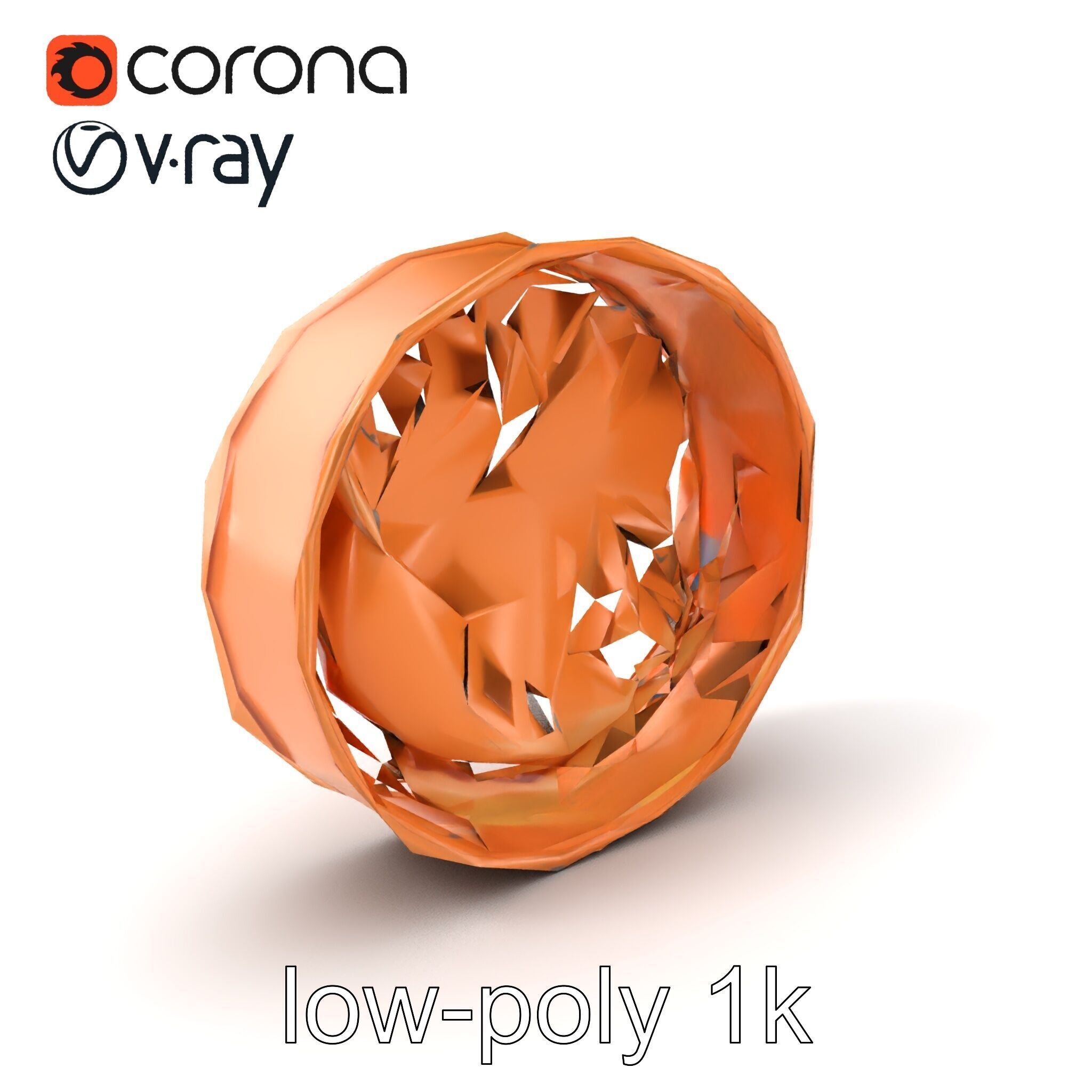 Luxury Hat Box Satin-Lined Elegance Model Pack Low-poly 3D model_5