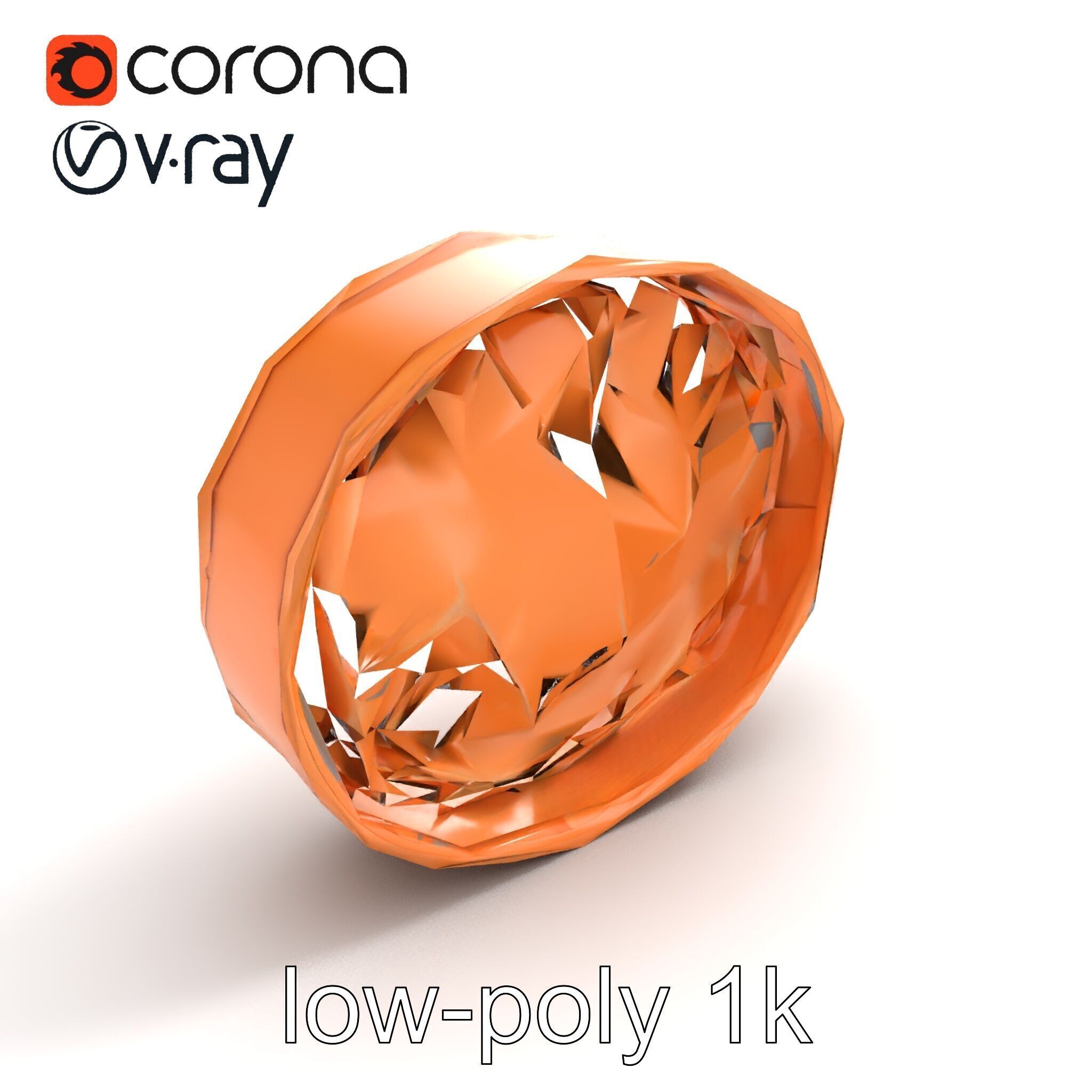 Luxury Hat Box Satin-Lined Elegance Model Pack Low-poly 3D model_9